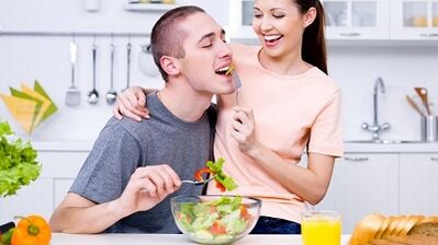 Потенциалды арттыру үшін тамақ
